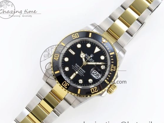 GMF EDITION LN BLACK 41MM STEEL VR3235 1:1 904L 126613 BEST SS SUBMARINER YG CERAMIC 0323